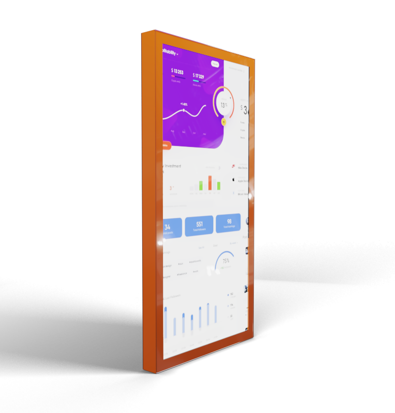 Интерактивная панель NEO GLASS 32" (фасадное стекло)_0